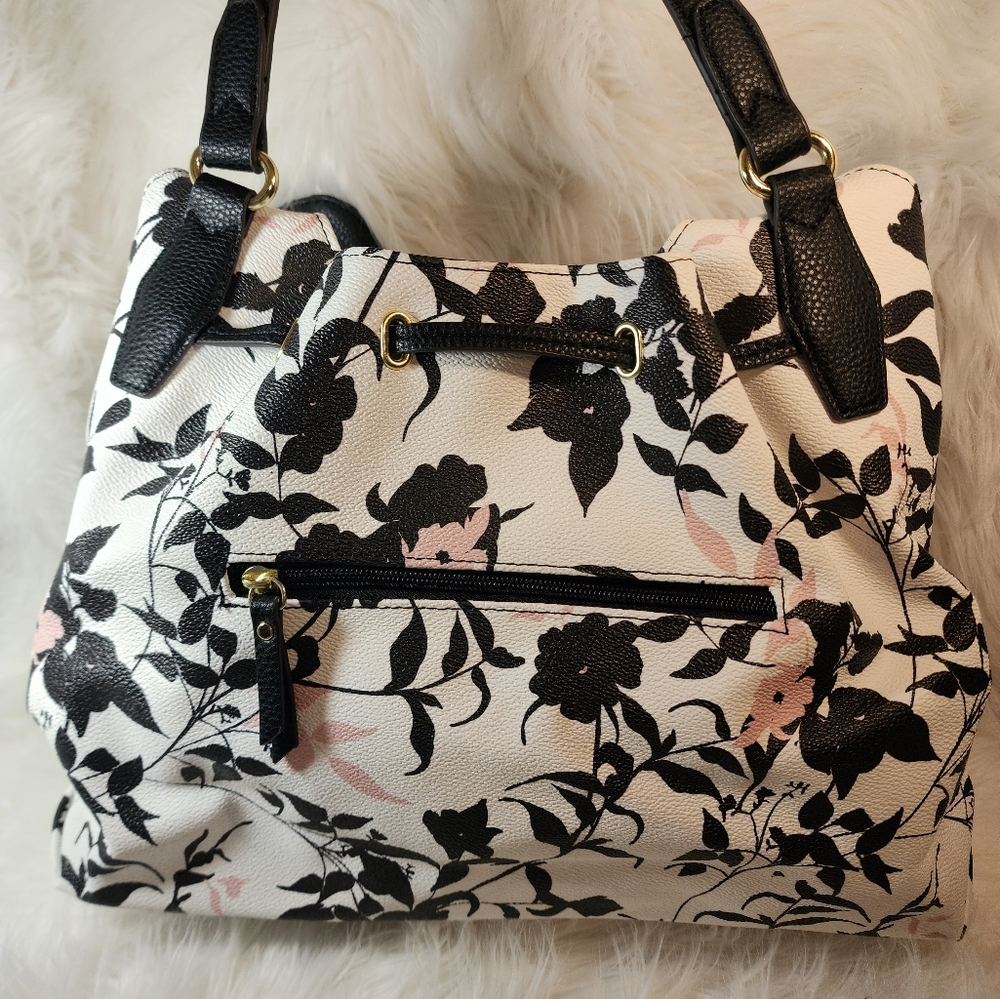 Liz Claiborne Large 3 Compartment Spring Shoulder Bag - Picture 5 of 9